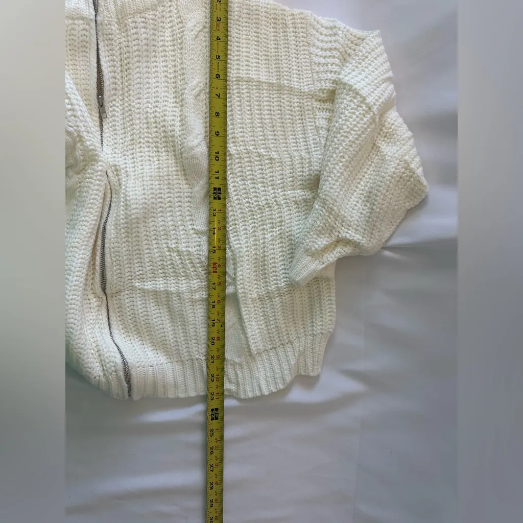 Cream Knit Zip - Image 6