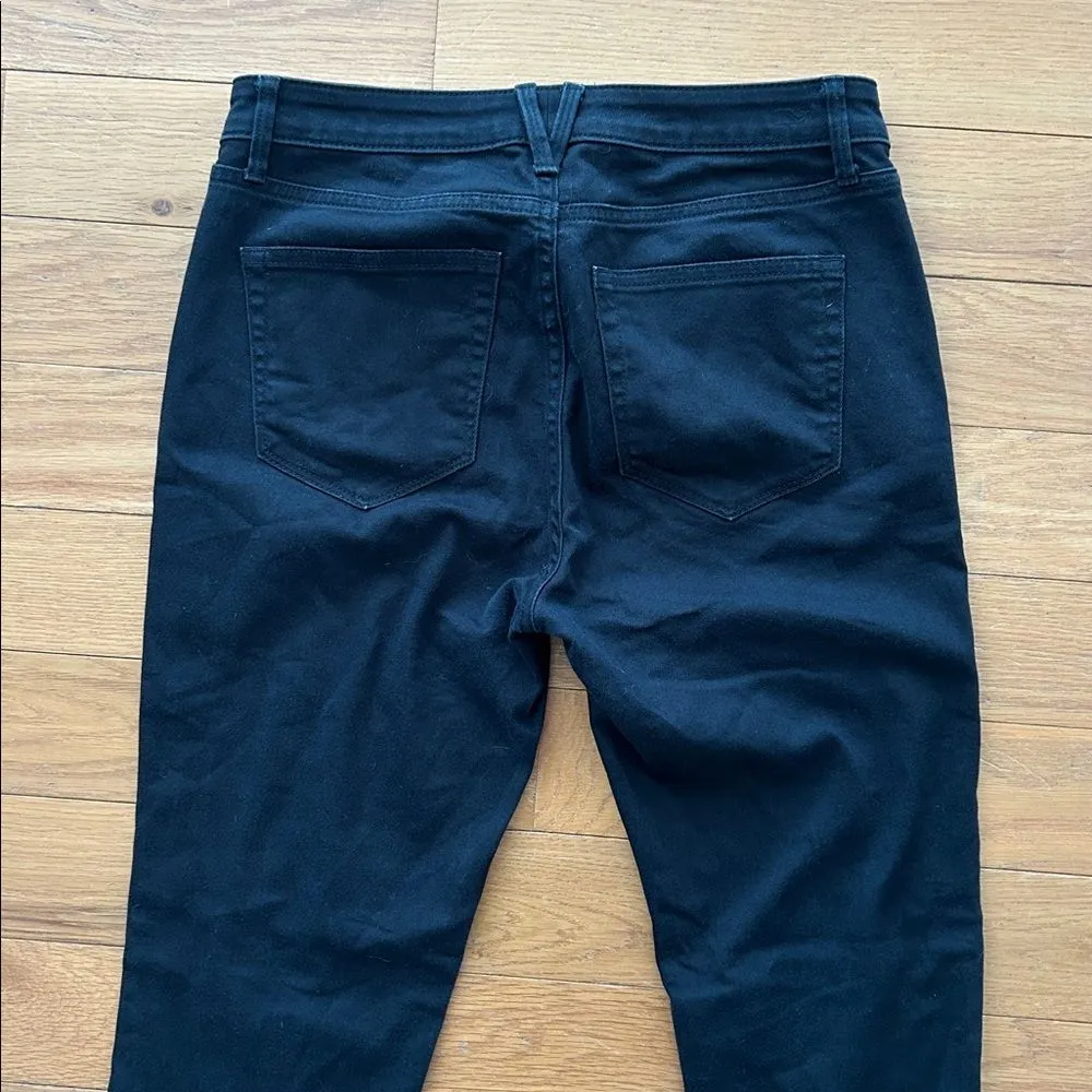 Vineyard Vines High Rise Skinny Black Jeans Women's Size 26 Stretch Streetwear - Image 5