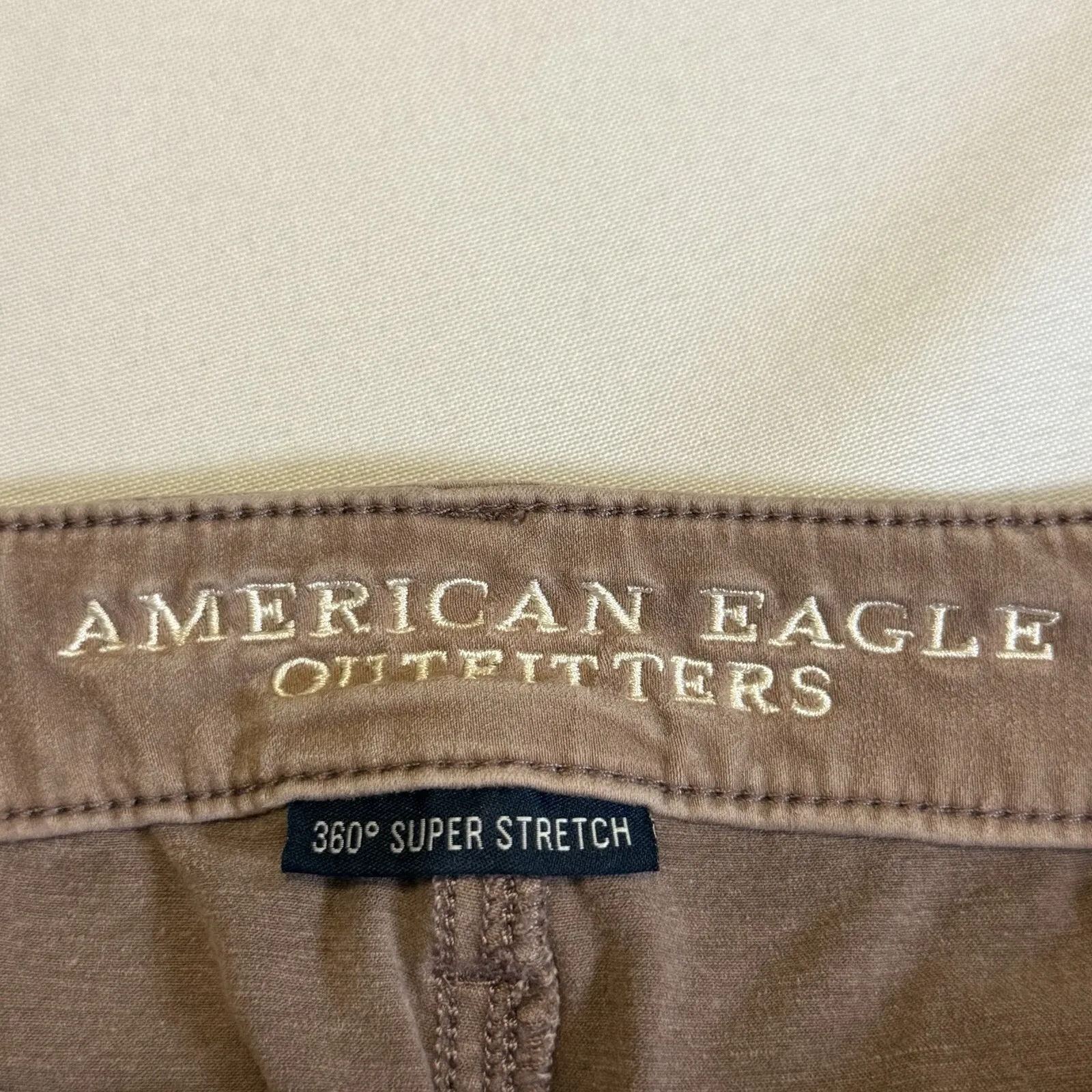 American Eagle Women Mauve 360 Super Stretch Skinny Aeo Sateen Jegging Jean # 4R - Image 5