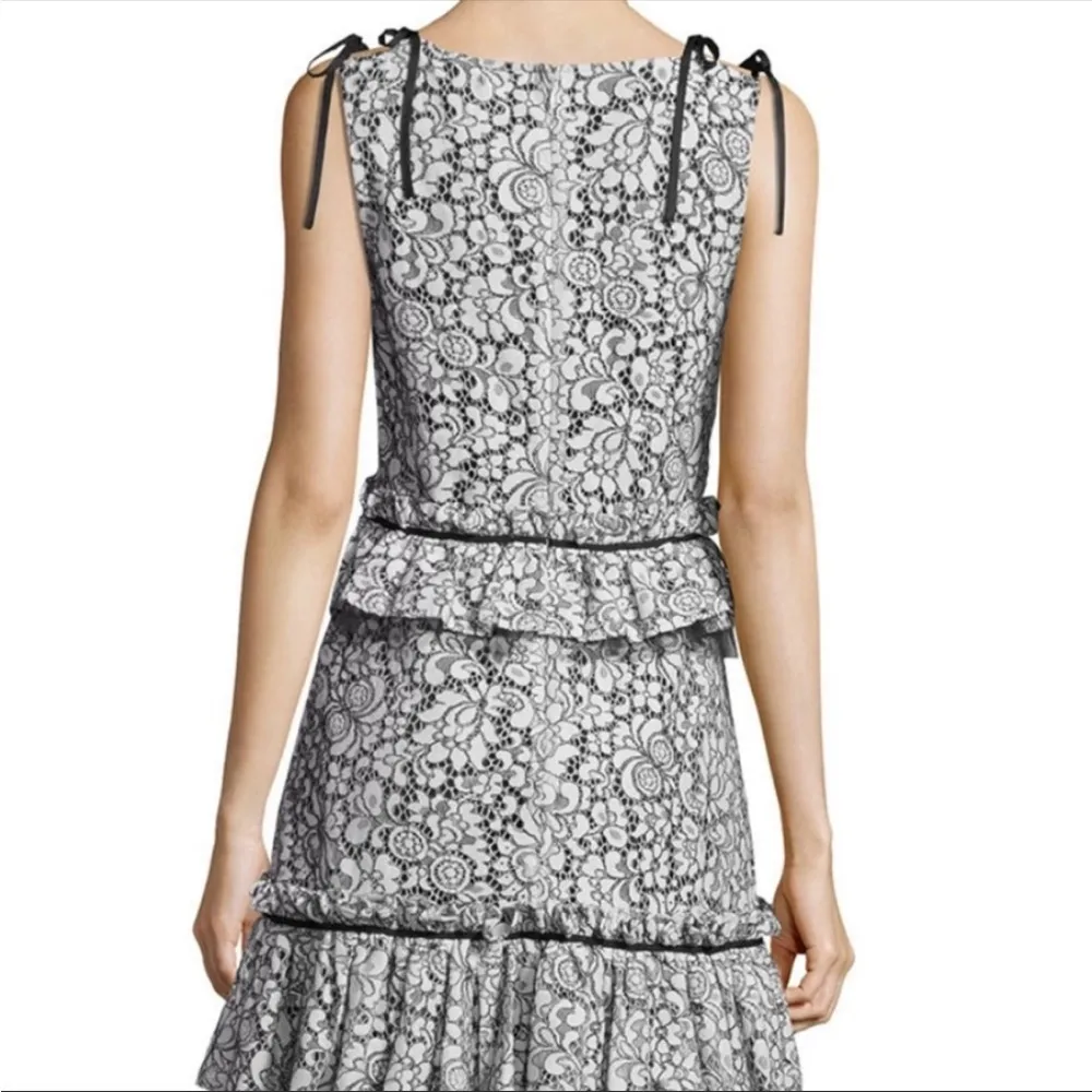 Zac Posen Brianna Peplum Tulle Dress - Image 8