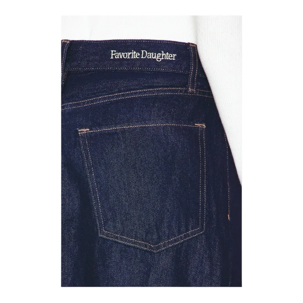 FAVORITE DAUGHTER The Sunny Low Slung A line Maxi Denim Skirt Size 26 NWT Blue - Image 4