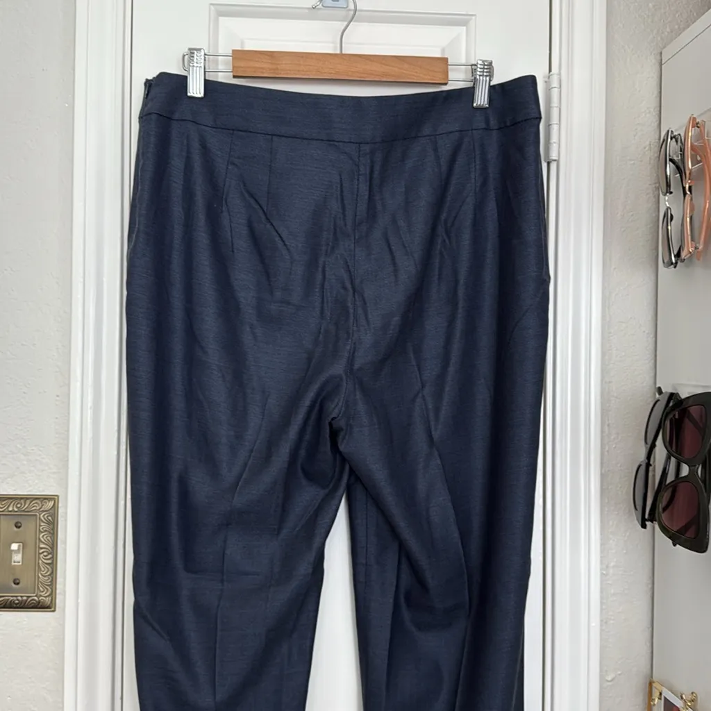 St. John Emma wool blend straight leg pants - Image 5