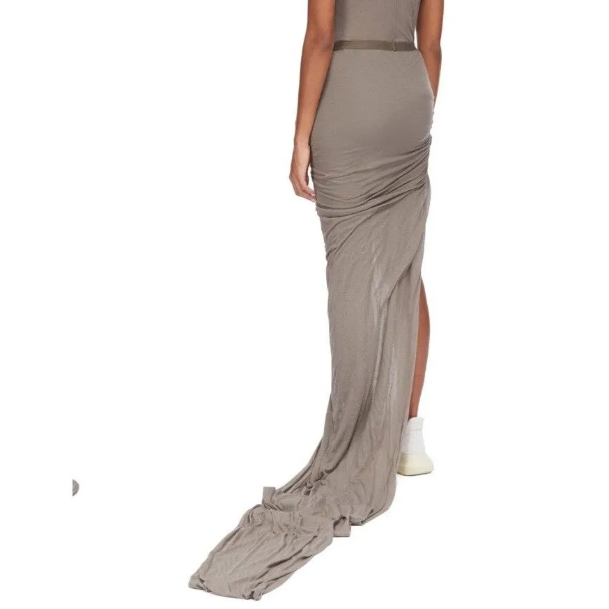 RICK OWENS SS25 HOLLYWOOD RUNWAY EDFU SKIRT IN DUST Size 38 / US 6 - Image 2
