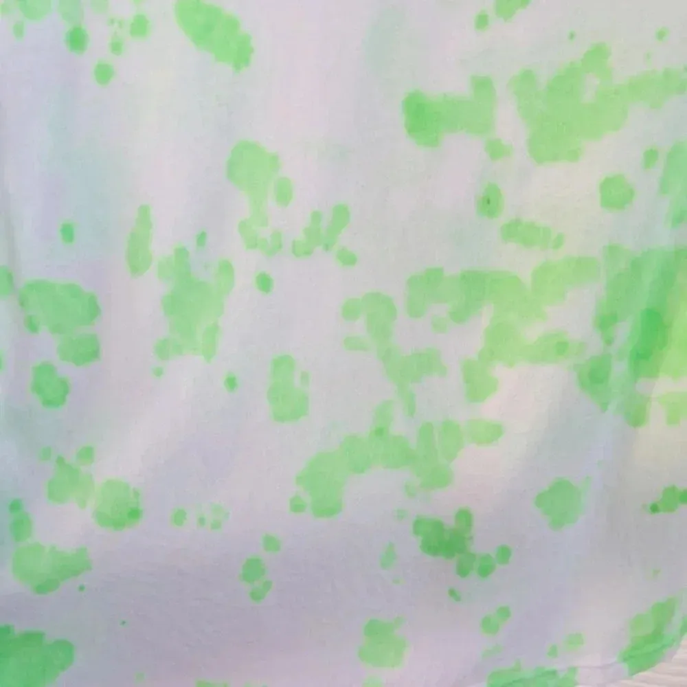 SUNDRY Boy Bright Green and White Tie Dye Short Sleeve T Shirt Sz 1 Small - Image 10