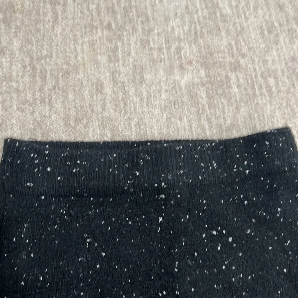 Black with white speckles maxi skirt - Image 4