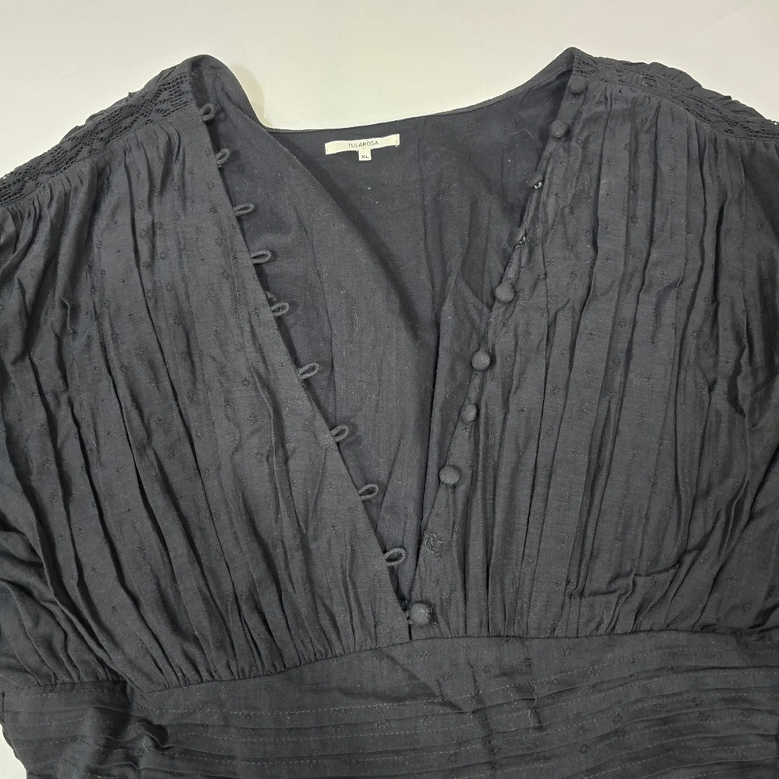 Tularosa Marlee Romper in Black XL - Image 5