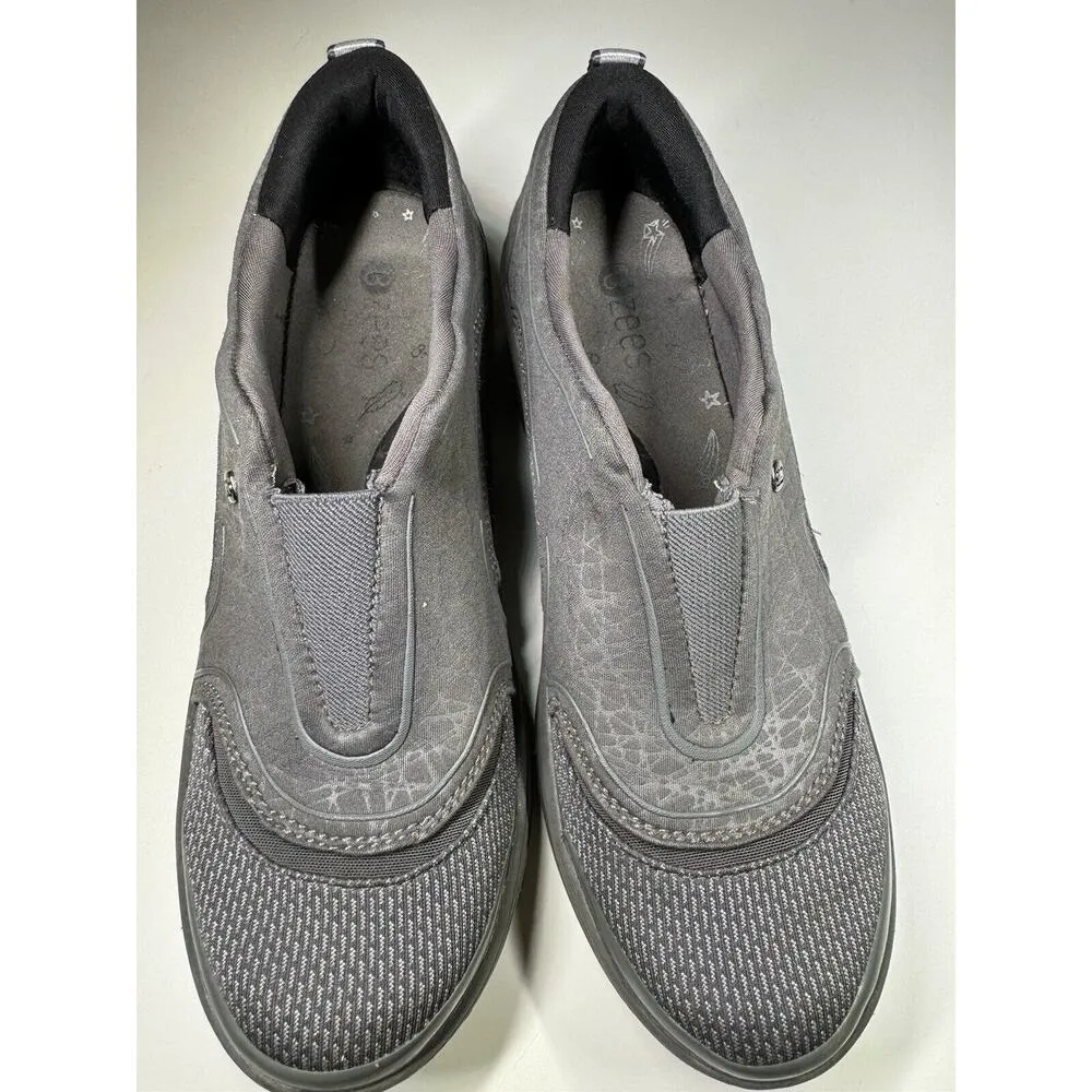BZEES Derive Wedge Slip On Sneakers Gray Cloud Mesh Top Cloud Technology Sz 7.5 - Image 2