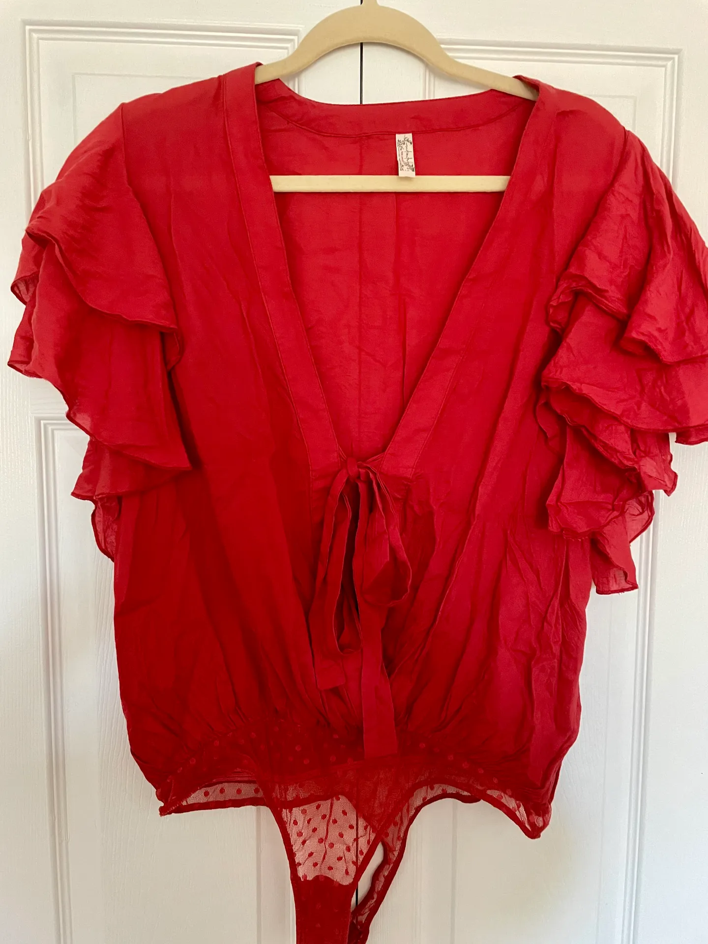 Tie Front Bodysuit - Image 4