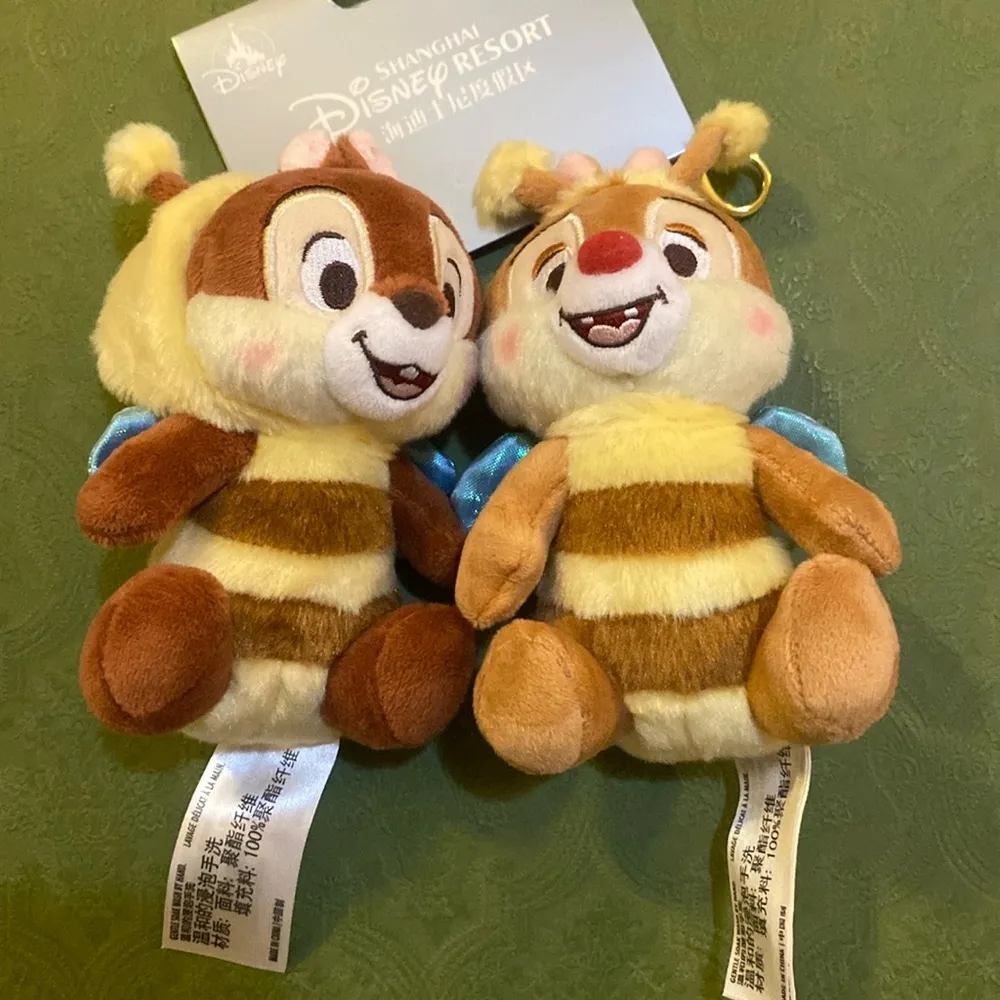 Disney Chip and Dale Bee Key Chain/Bag Charm - Image 2
