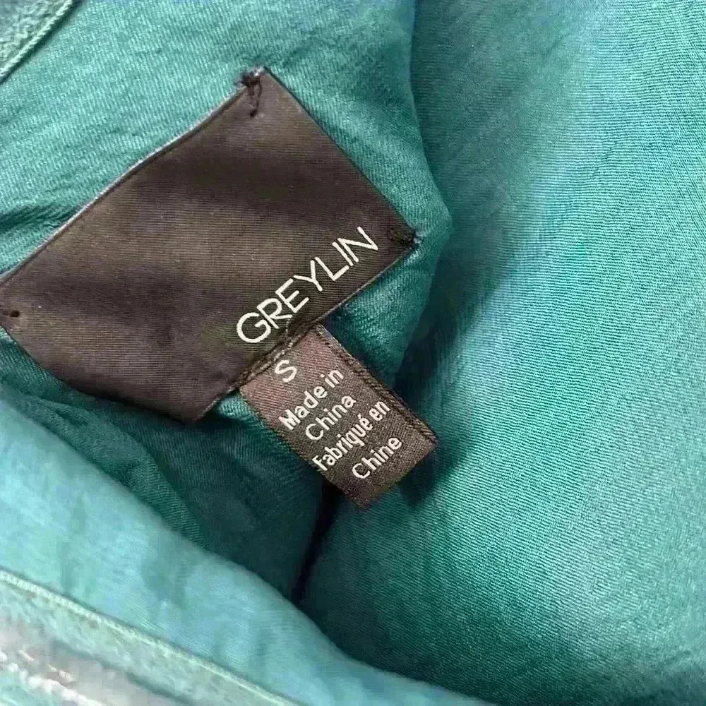 Greylin | Teal Crochet “Stowe” Strapless Jumpsuit - Image 8