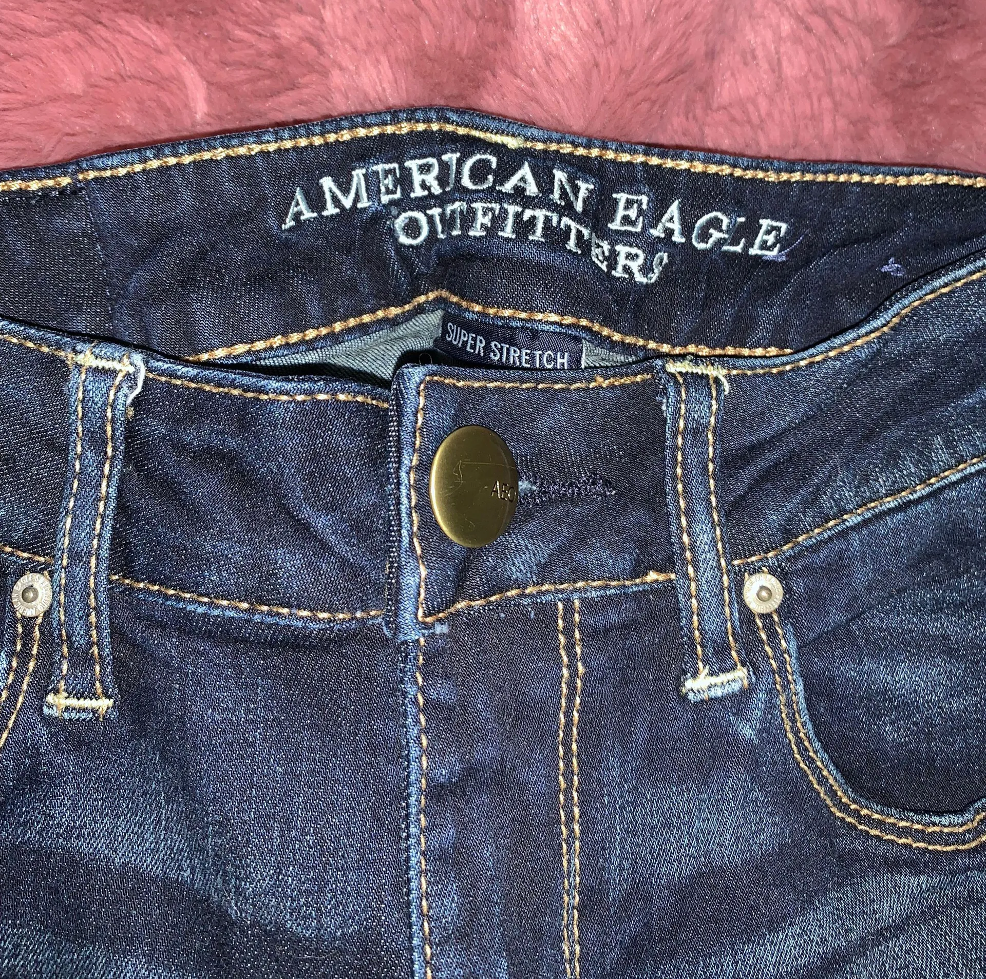 American Eagle Dark Wask Skinny Jeans  - Image 4