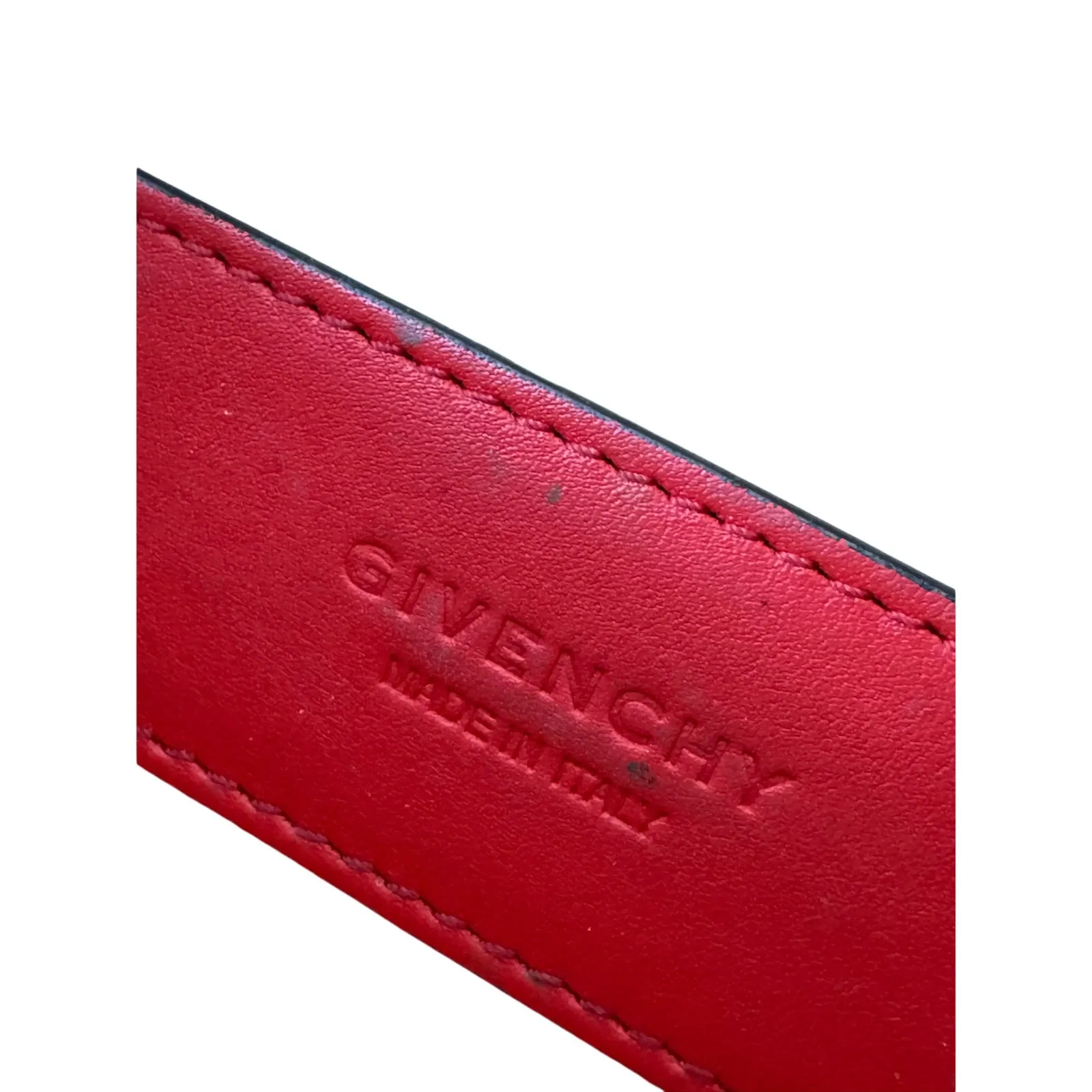 Givenchy Red Whip Belt Bag Leather Small - Image 12