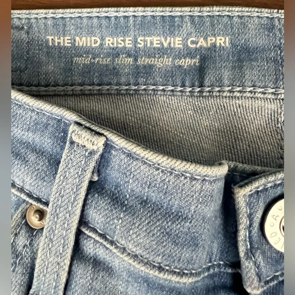 Adriano Goldschmied The Mid-Rise Stevie Capri Jeans - Size 25 - Image 6