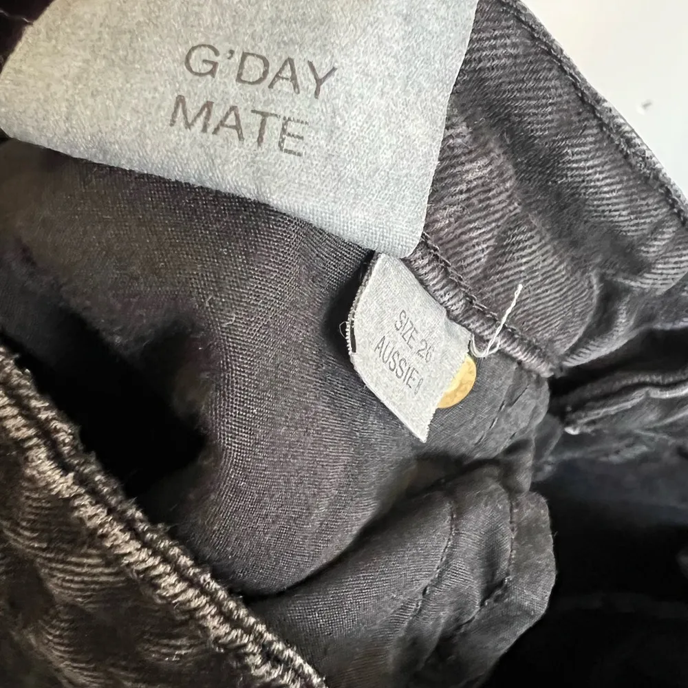 Rollas Miller Black Distressed Ankle Skinny Jeans Size 26 - Image 14