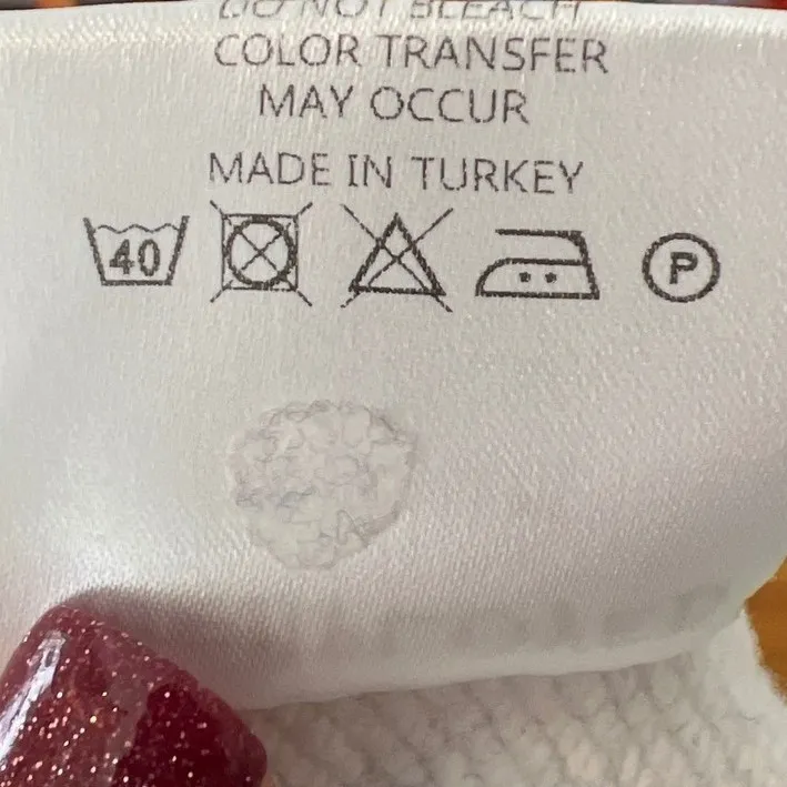 Unemployed‎ Denim White Embroidered Sweatpants XS Lightning Bolt Streetwear EUC - Image 7