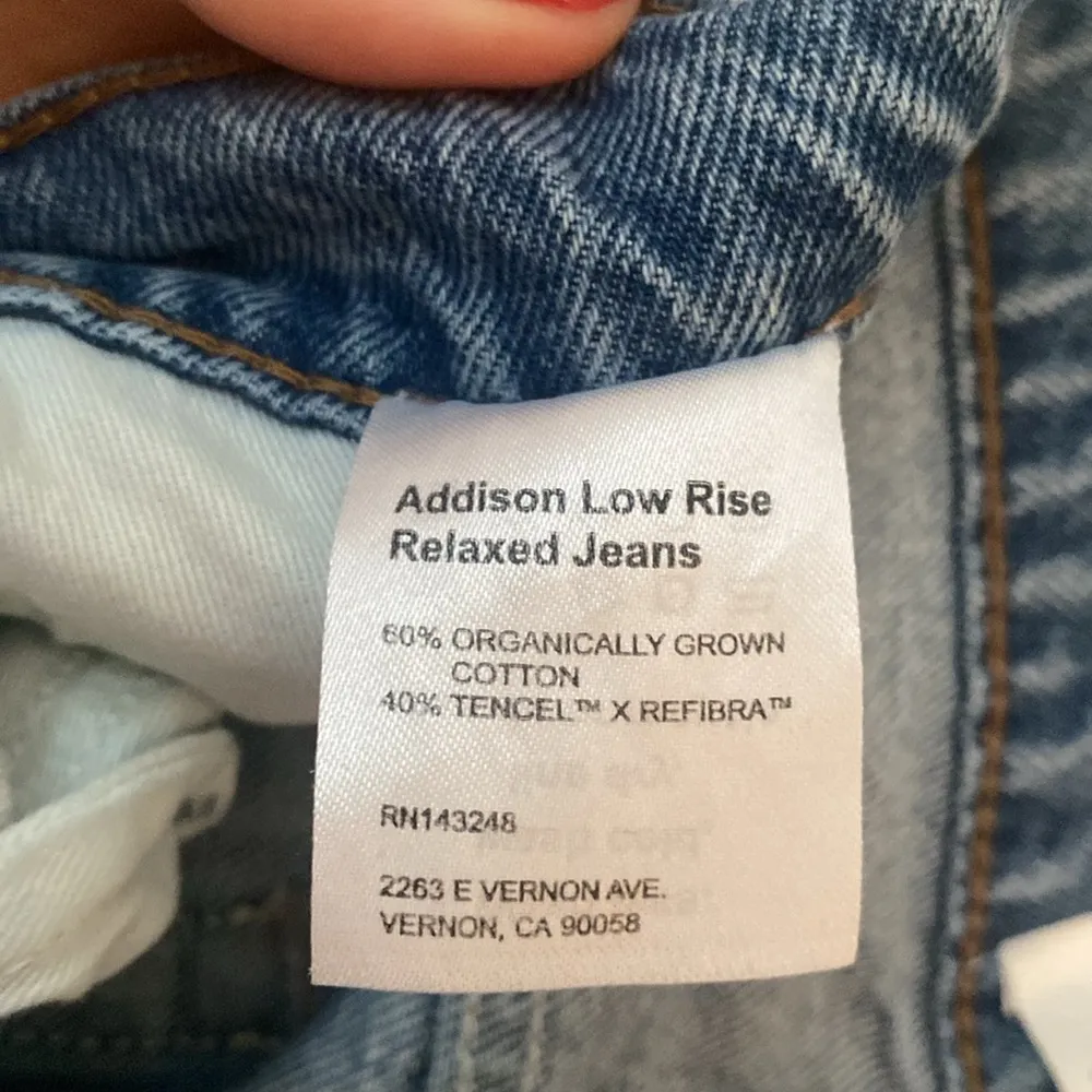 Reformation 31 Addison Low Rise Relaxed Jeans - Image 7