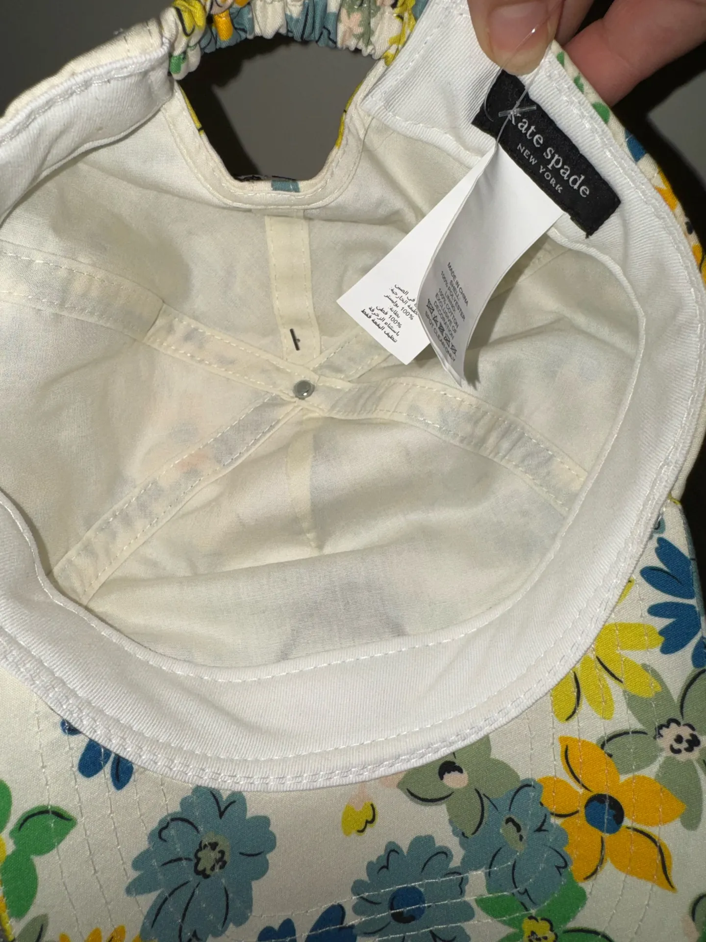 KATE SPADE NEW YORK Floral Cotton Baseball Cap - Image 5