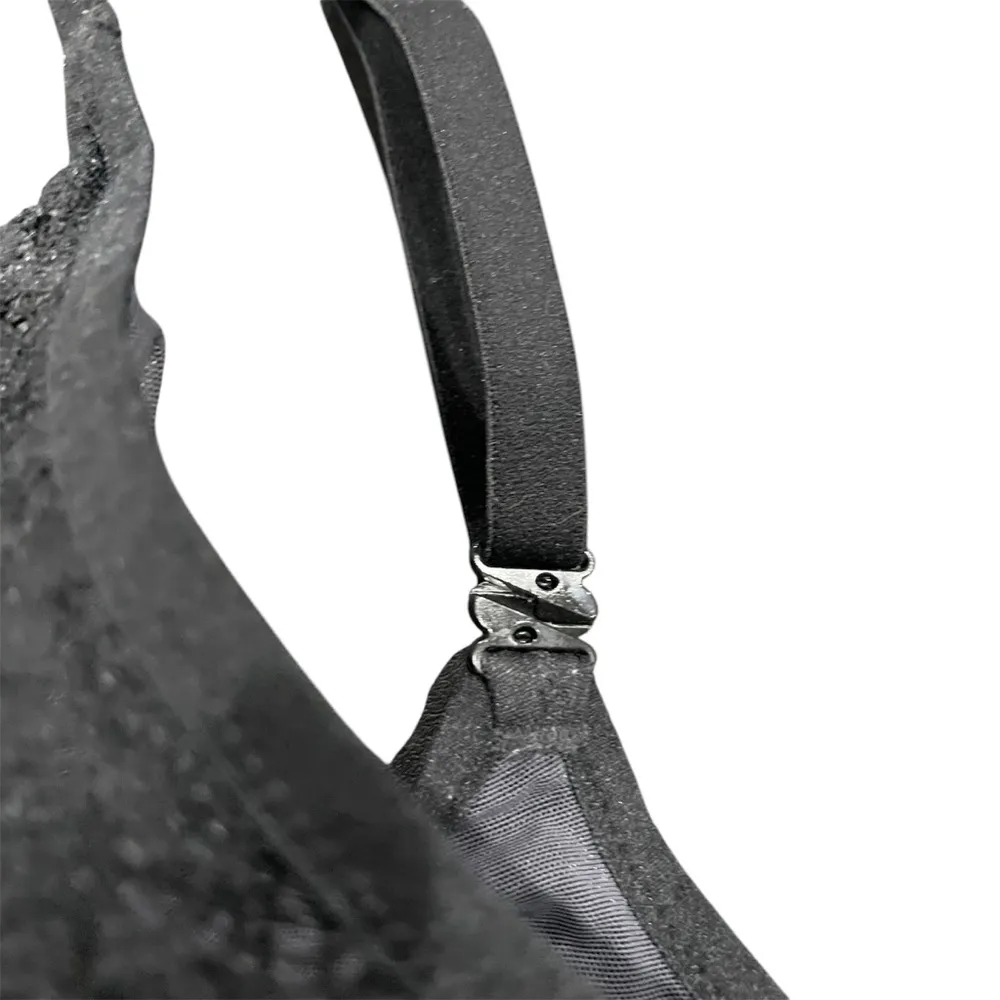 Victoria’s Secret Unlined Demi Black Lace Bra Women’s 34DD - Image 3