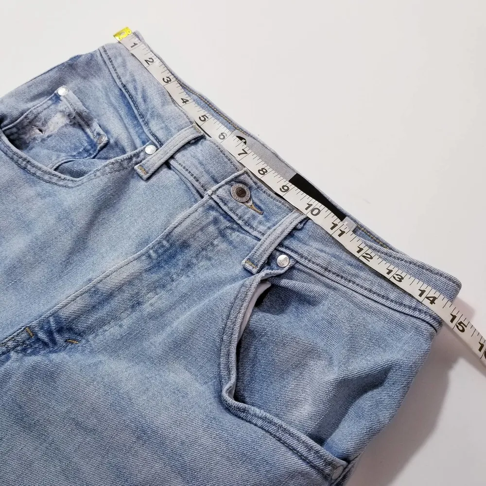 Levi's Silver Tab Distressed Ripped Mom Jeans - Image 6