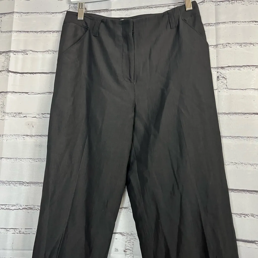 Badgley Mischka Black Mid-Rise Stretch Pants Women’s 30x32 Office Minimalist Y2K - Image 6