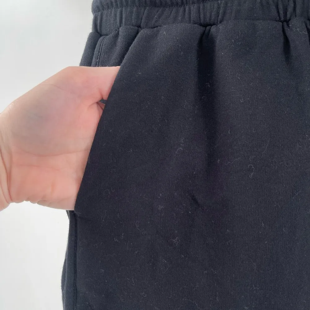 CALME By Johnny Was Skirt Size Large Terry Commuter Short Black NWT Athleisure - Image 9