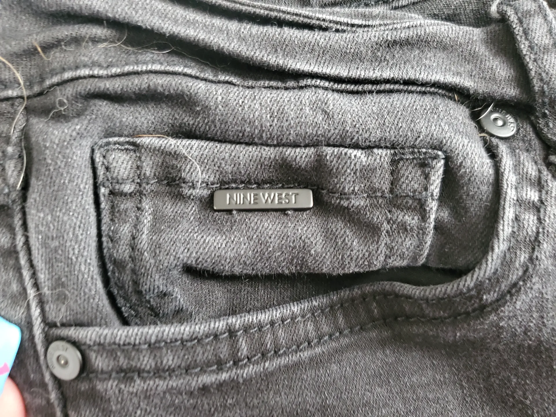 Nine West High Rise Perfect Skinny Women's Size 14 Black Jeans  - Image 4