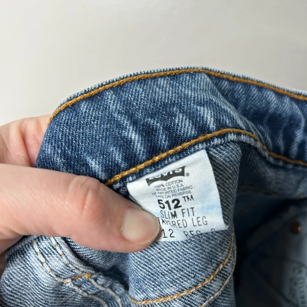 Vintage 90s Levi’s silver tab slim fit tapered leg jeans 12 - Image 5