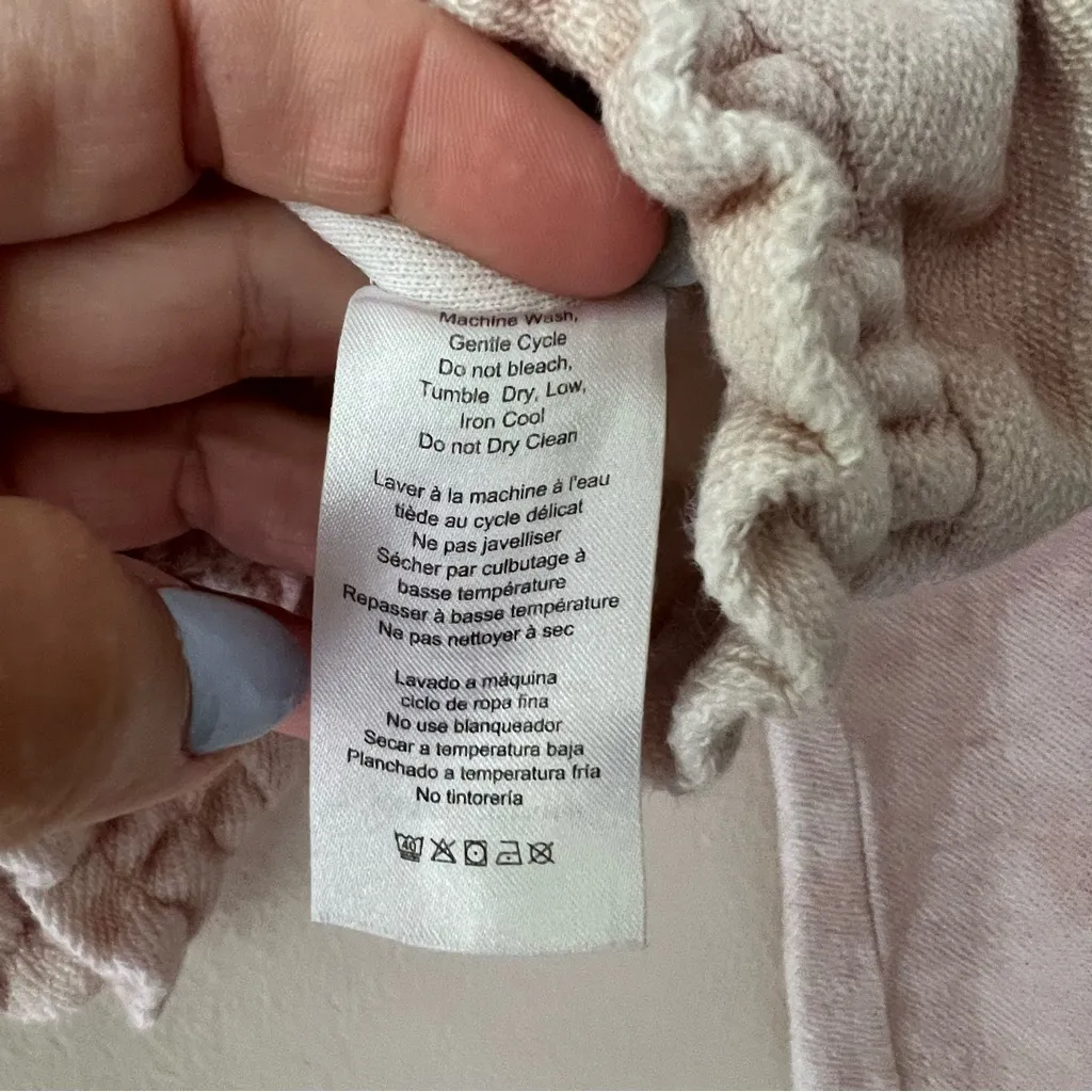 Onia Tops Onia Brushed Back Terry Crew Neck Sweatshirt pink Women's SIZE XS‎ - Image 6