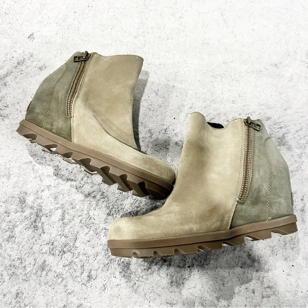 Sorel Joan of Arctic II Wedge Boots Suede Leather Bootie 8.5 - Image 3