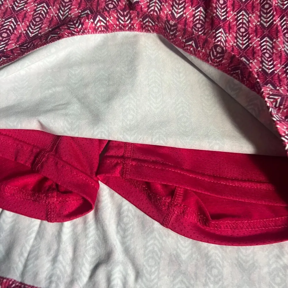 Title Nine Skort Athletic Womens Golf Pink Colorful Tennis Small Diamalete Small - Image 4