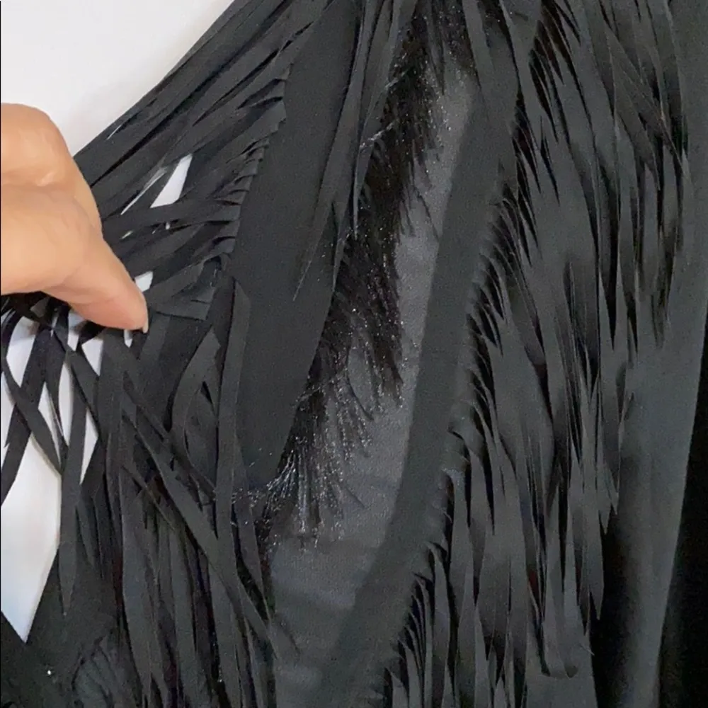 Yoana Baraschi Grand Illusions Wrap Fringe Blouse - Image 11