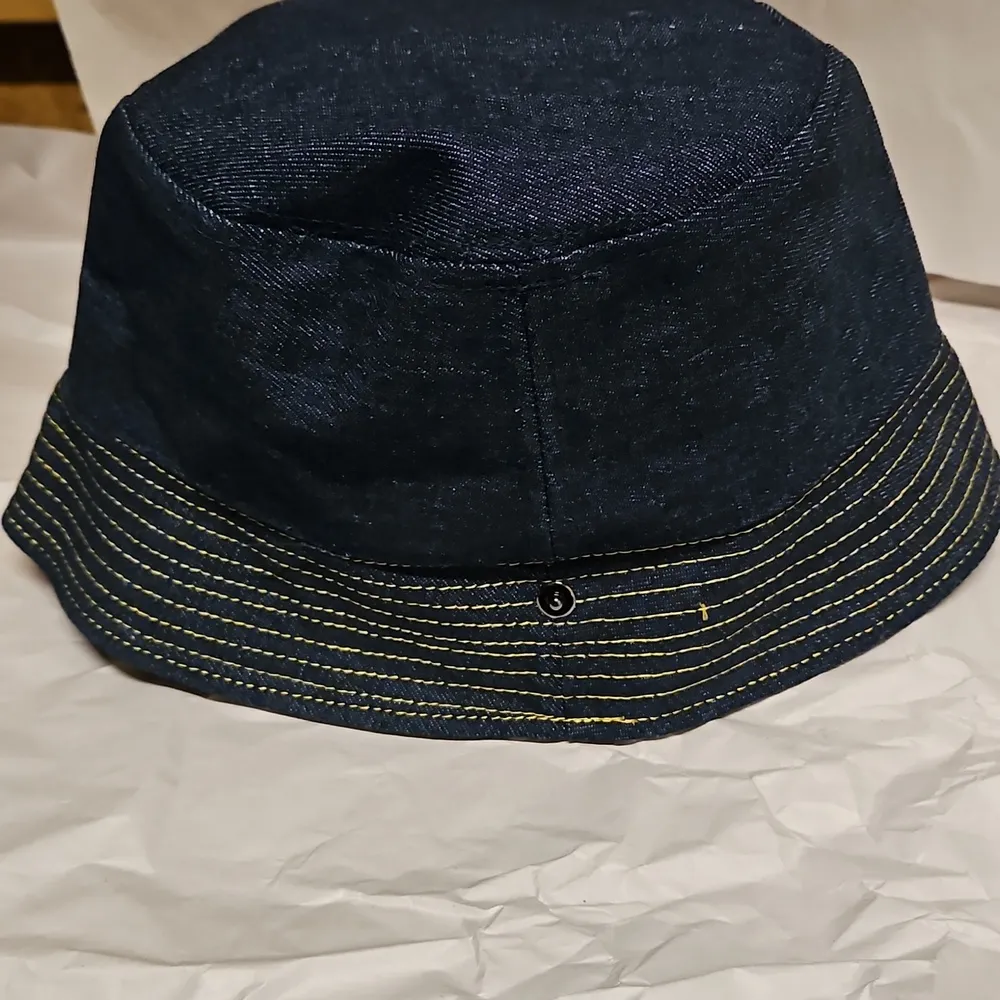 NIP! Jean Paul Gaultier 'Bob' Denim Bucket Hat Mens Or Womens - Image 4
