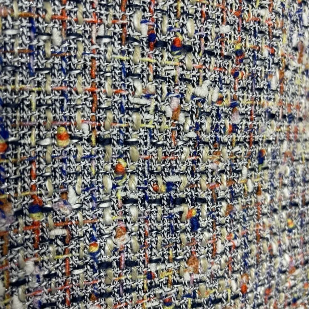 Tory Burch Emma Tweed Pencil Skirt Size 6 Multicolor High Waist - Image 4