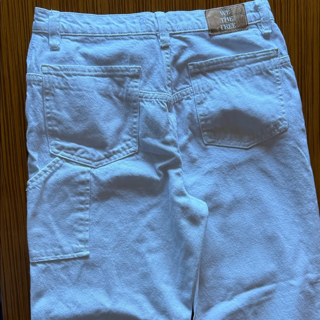 We The Free White Wide-Leg Jeans! - Image 6