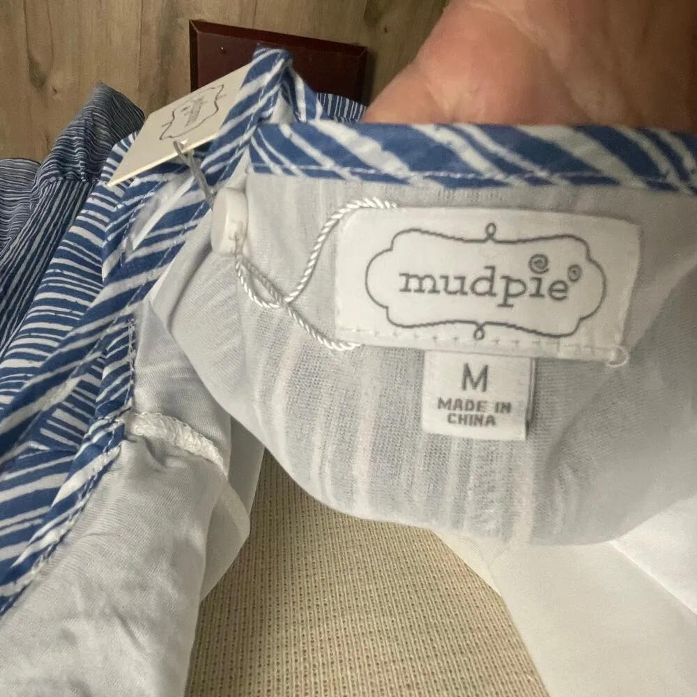 Mudpie NEW Striped Maxi Adora Tank Style Dress Size Medium Casual Flowy Coastal - Image 5