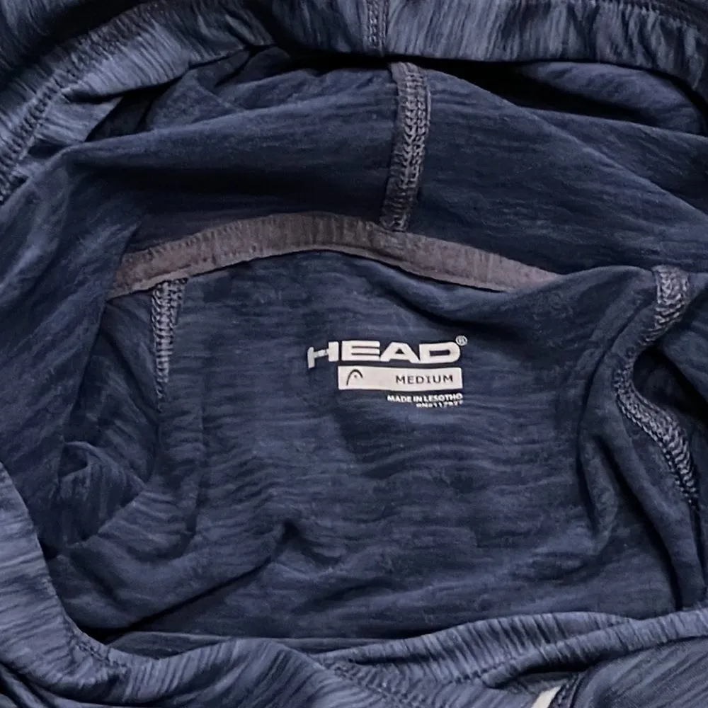 Head Athletic Hooded Top. Size Medium‎ Slate Blue - Image 3