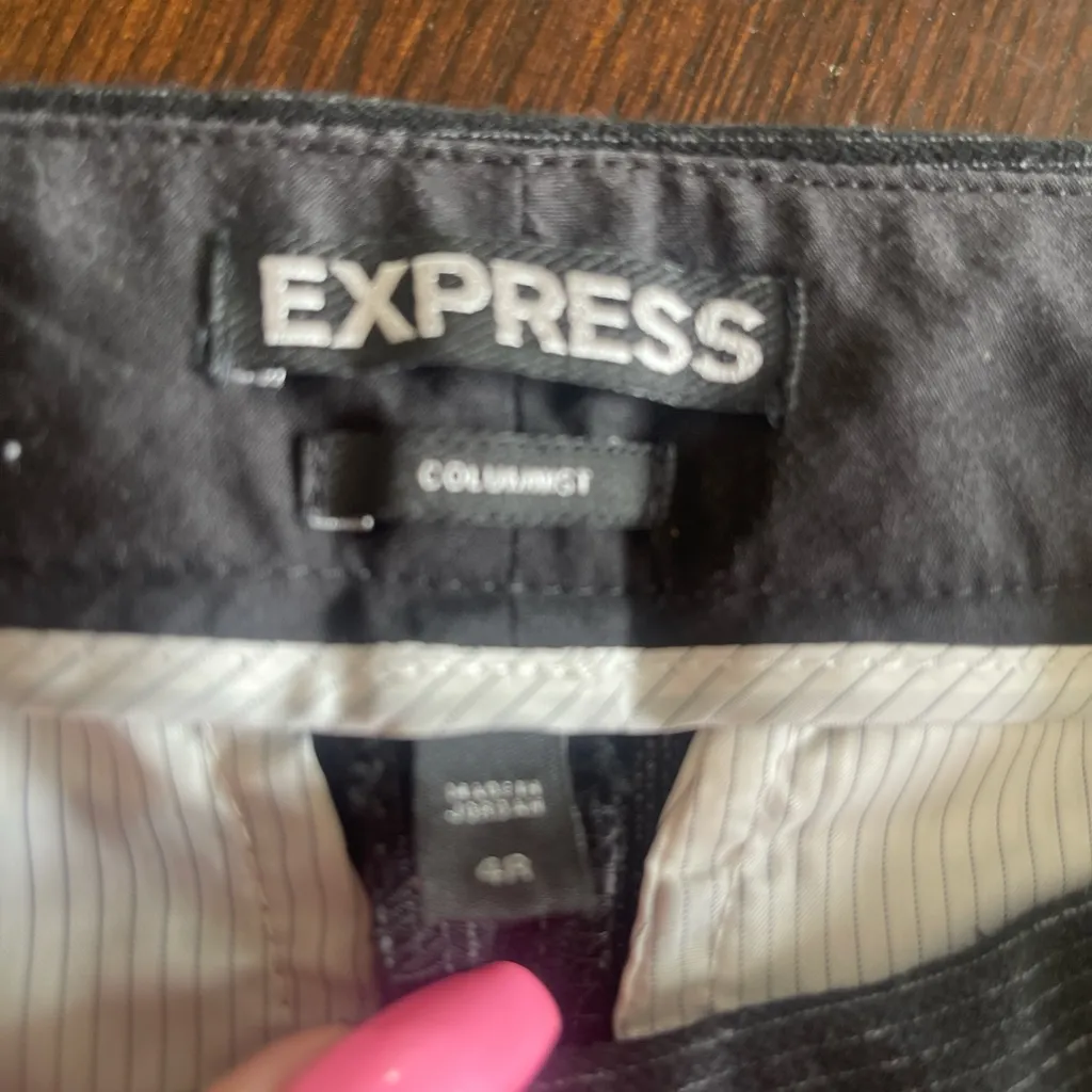 Express Columnist Black lowrise Dress Pants - Image 6