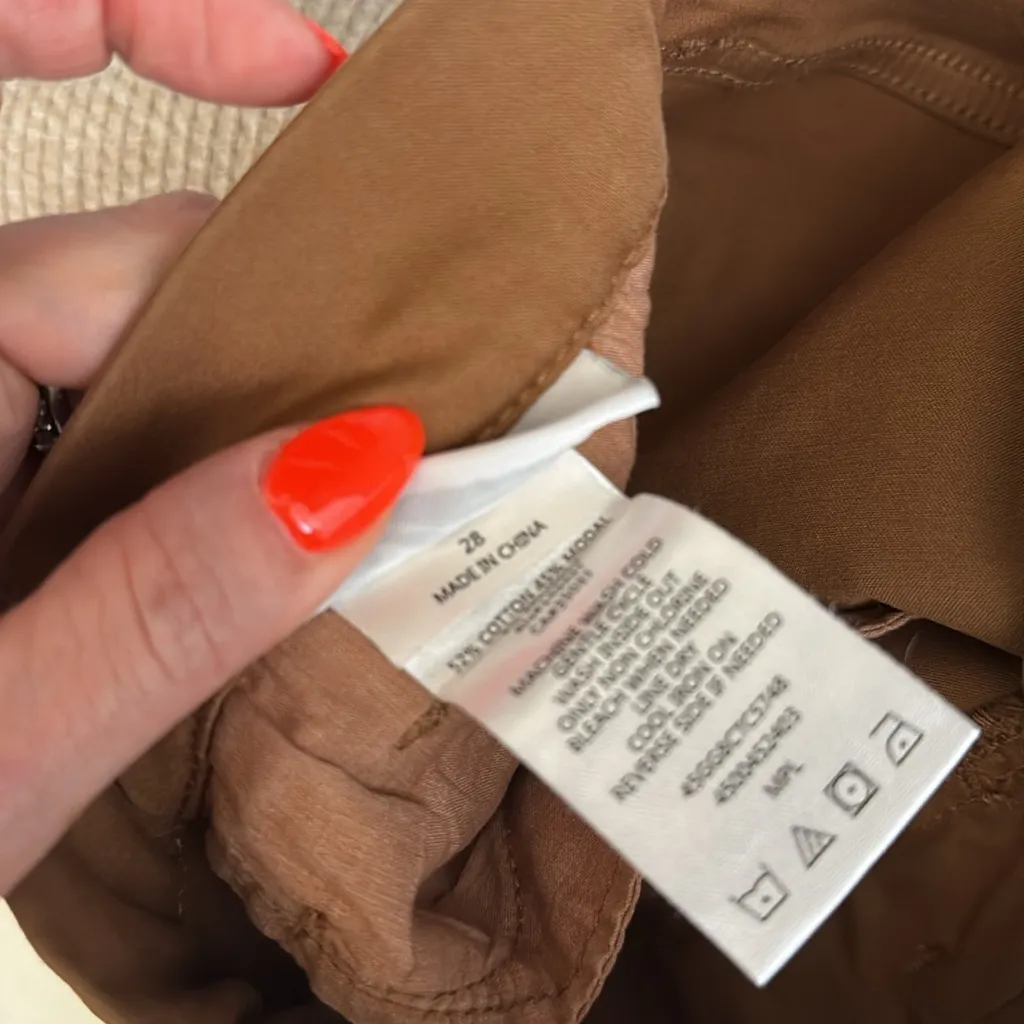 Joe’s Jeans The Charlie High Rise Skinny Ankle Pant Size 28 Terracotta Brown - Image 10