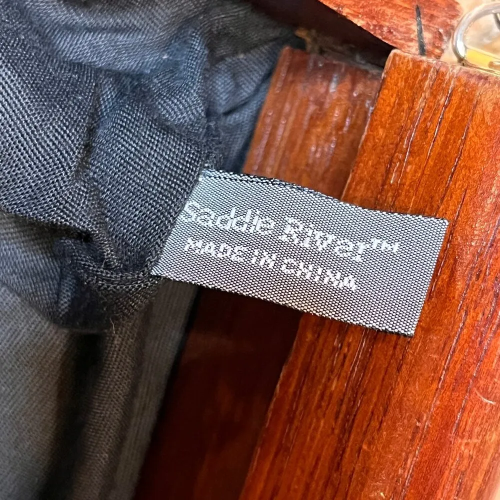 Saddle River Metallic Woven Wood Clutch 80's Y2K Moonlighting 90’s Unique Tan - Image 10