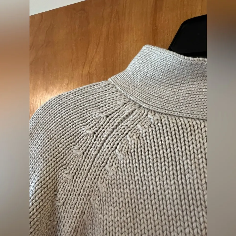 Talbots Sweater With Zipper Detail At Collar And Hem Vintage NWT Size XL - Image 8