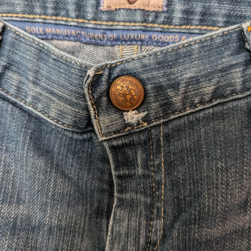 VTG GOLDSIGN Envy Jeans Straight Leg Mid Rise W27 Medium Wash Blue Size 27 - Image 5