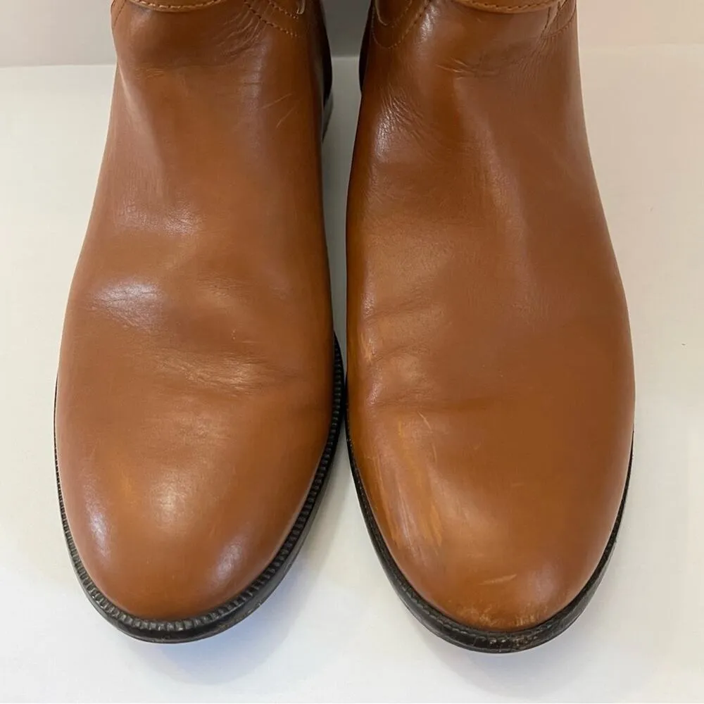 Vince Camuto VC Signature Cognac Tan Riding Boots - Image 3