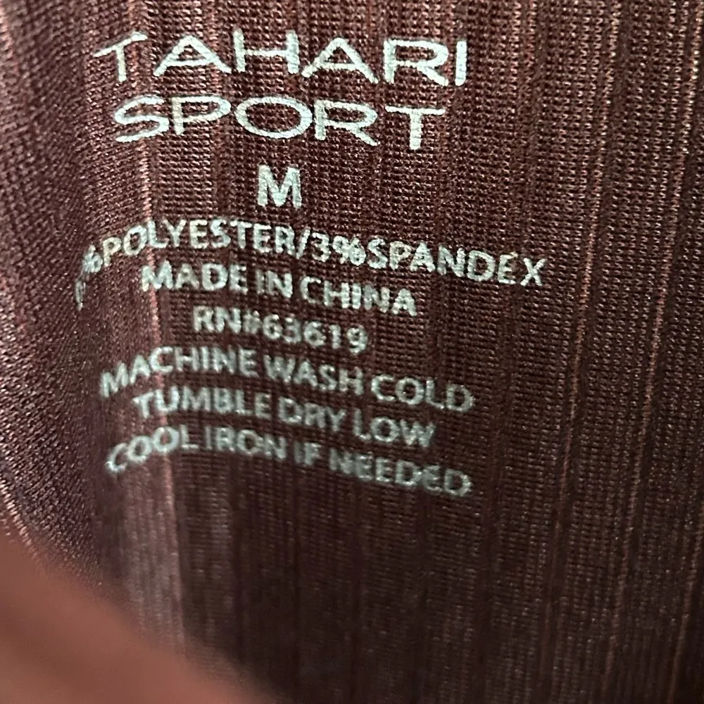 Tahari 🆕  Sport cowl neck rubbed pullover medium - Image 5