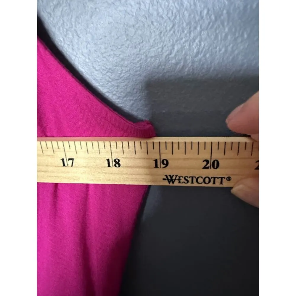 NWT Apt 9 Petite Dress Women's Size XL Pink Zip Up Throw on Dress No Sleeves - Image 7