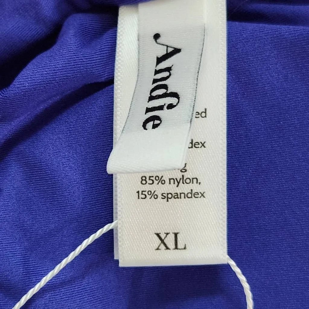 Andie Indigo One-Piece Swimsuit NWT XL Andie One Piece Swimwear with Cutout - Image 7