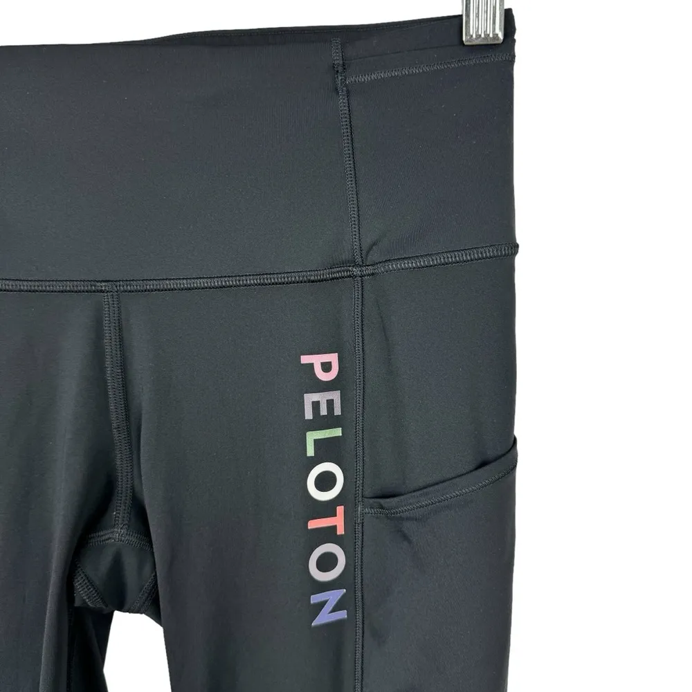 Lululemon X Peloton Fast & Free Crop Leggings II Nulux 19" W6AS5S Black Size 6 - Image 6