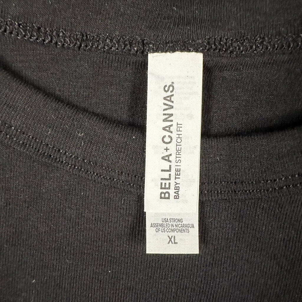 Laura Marano Good Time Bad Time Shirt Womens XL Crop‎ Tank Top Music Band Tour Black - Image 4