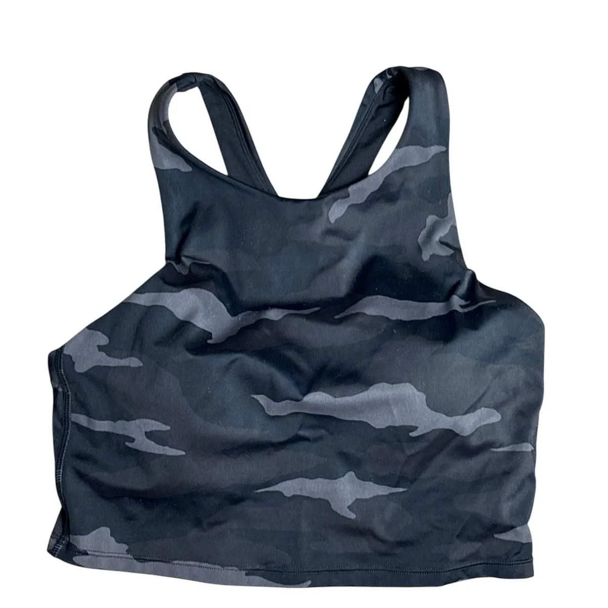 Athleta Freestyle Longline Camo Sports Bra Black Size‎ Small - Image 3