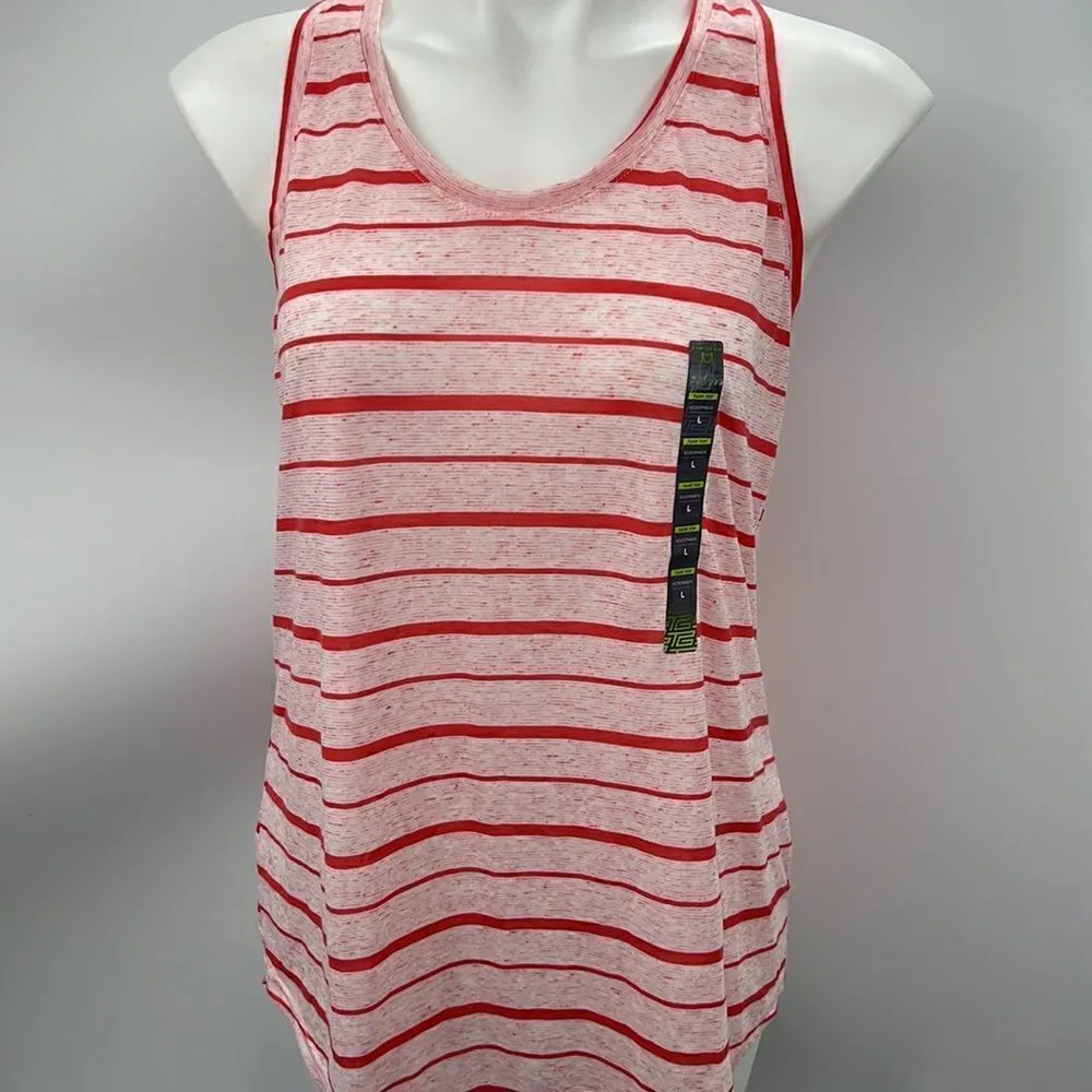 Tek Gear striped racerback tank top - Image 2