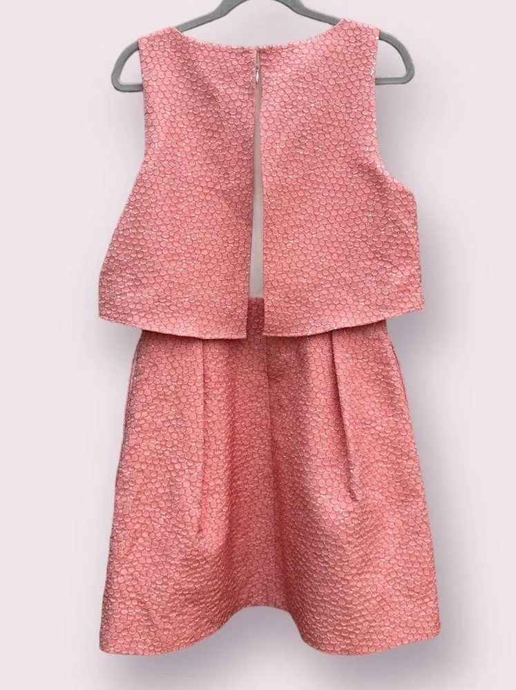 Anthropologie Erin by Erin Fetherston Coral Tiered Shift Dress - Image 11